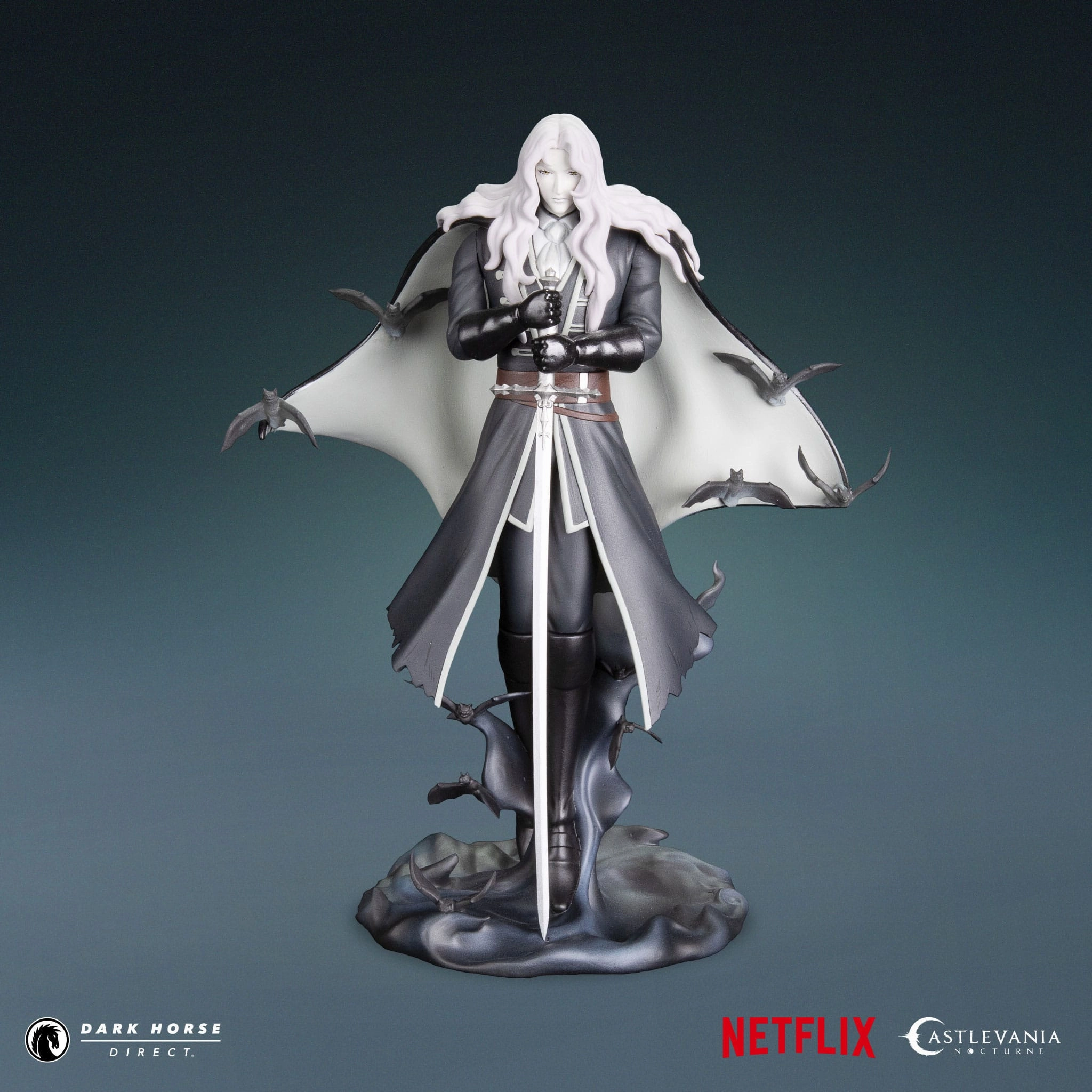 Dark Horse Comics Castlevania Nocturne Alucard PVC Statue Robot Merchandise