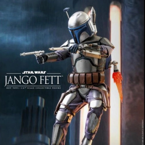 Limited Collection Anime Series Hot Toys Star Wars: Attack of the Clones Jango Fett 1/6th Scale Collectible Figure