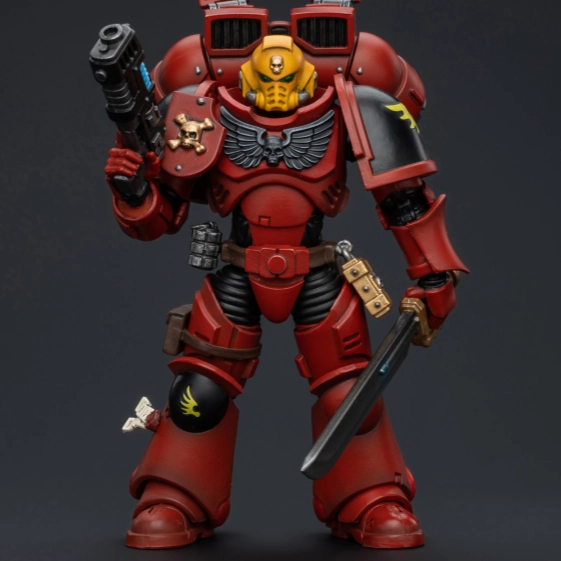 Movie Display Small Space WARHAMMER Blood Angels Jump Pack Intercessors Sergeant With Plasma Pistol