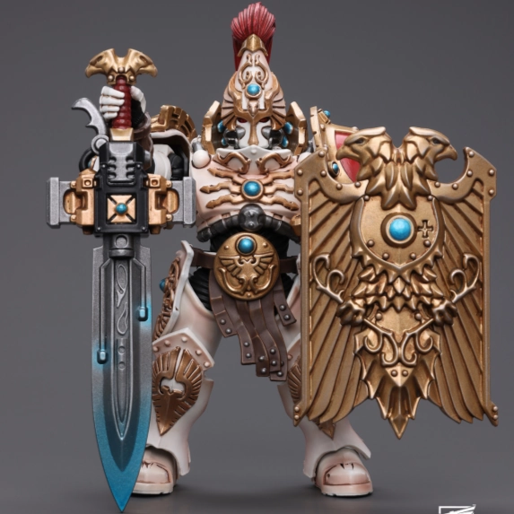 Viking Statue Fantasy Creature WARHAMMER 40K Adeptus Custodes Solar Watch Custodian Guard with Sentinel Blade and Praesidium Shield