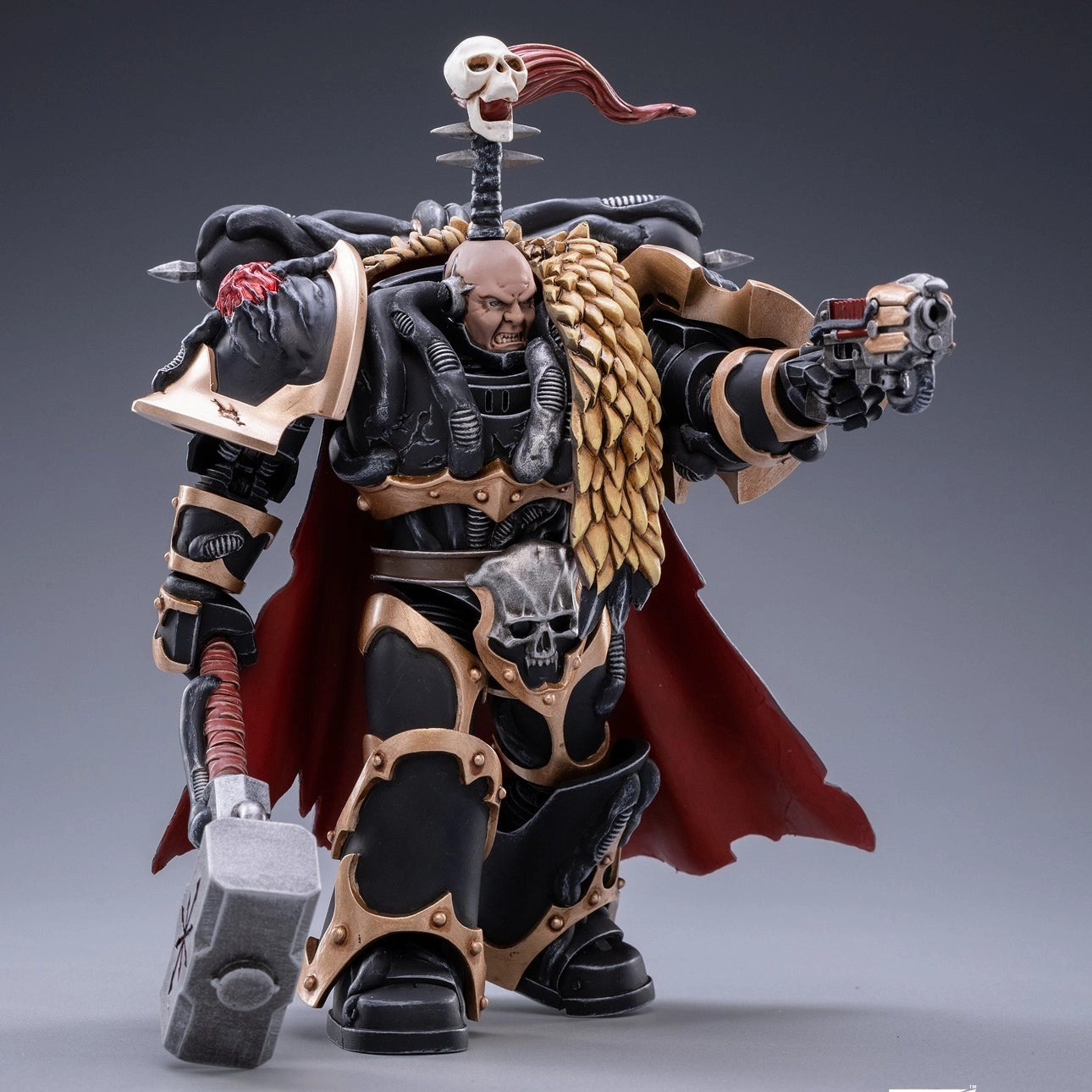 WARHAMMER 40K Black Legion Chaos Lord Khalos the Ravager Ball Joint Display Model