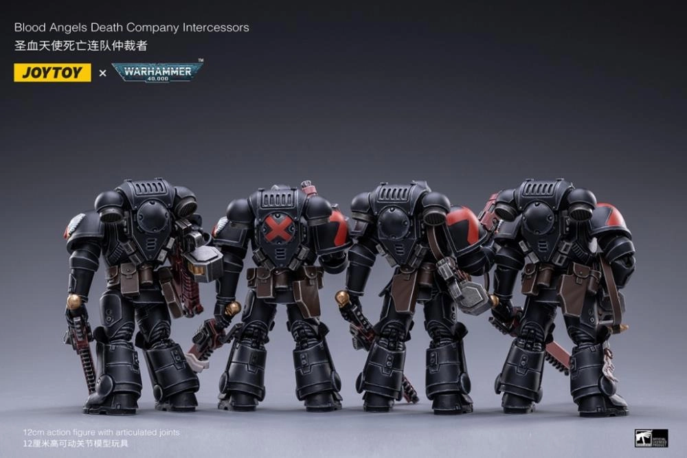 Display Shelf WARHAMMER 40K ?C BLOOD ANGELS DEATH COMPANY INTERCESSORS 1/18