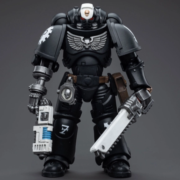 WARHAMMER 40K Iron Hands Assault Intercessors Sergeant Kalock Retail Package