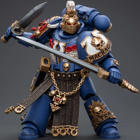 WARHAMMER 40K Ultramarines Honour Guard Chapter Champion Fantasy Art Master Collector