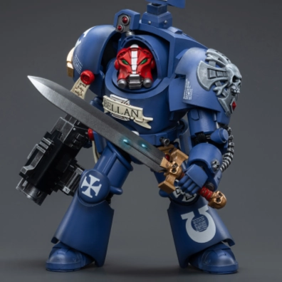 Robot Figure Designer Toy WARHAMMER 40K Ultramarines Terminators Sergeant Bellan