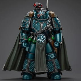PVC Hero Light Up Feature WARHAMMER Alpha Legion Exodus The One who is Many With Sniper Rifle And Power Dagger