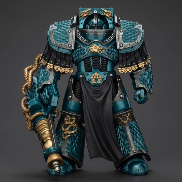Gold Leaf Action Pose WARHAMMER Alpha Legion Lernaean Terminator with Conversion Beam Cannon