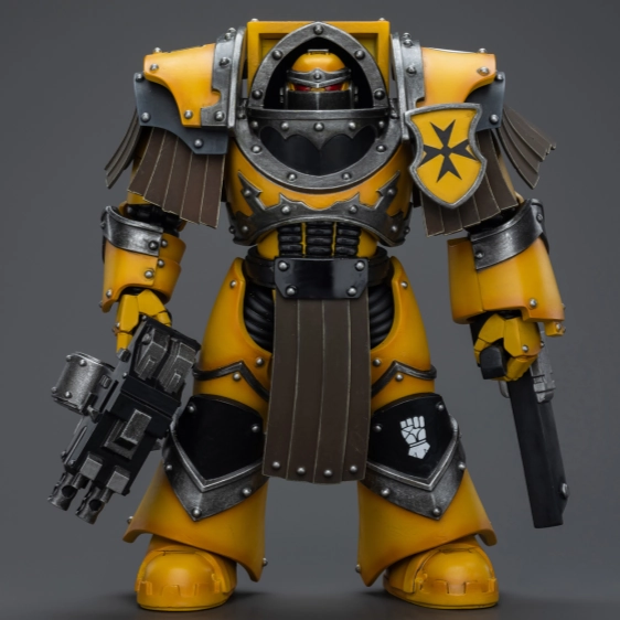 Character Object Durable Material WARHAMMER Imperial Fists Legion Cataphractii Terminator Squad Legion Cataphractii with Chainfist