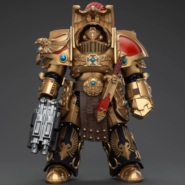 WARHAMMER Legio Custodes Aquilon Terminator Squad Aquilon with Lastrum Storm Bolter Robot Object Rare Edition