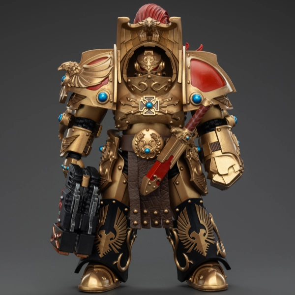 WARHAMMER Legio Custodes Aquilon Terminator Squad Aquilon with twin-linked Adrathic Destructor Collectible Statue Robot Art
