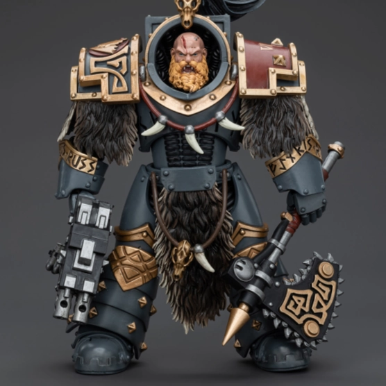 Modernist Sculpture Metallic Finish WARHAMMER Space Wolves Varagyr Wolf Guard Squad Varagyr Terminator 3