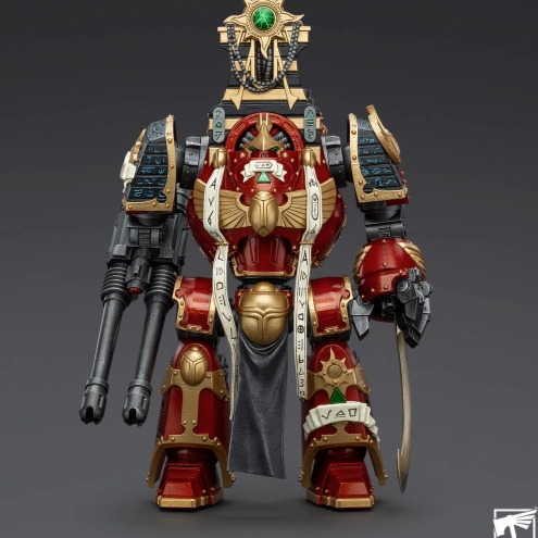 Detailed Sculpture WARHAMMER Thousand Sons Contemptor-Osiron Dreadnought With Gravis Force Blade And Gravis Autocannon