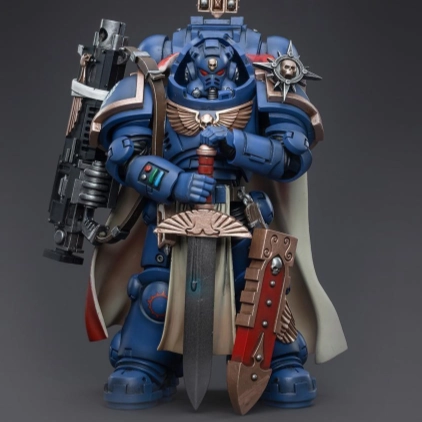 WARHAMMER Ultramarines Primaris Captain with Master Crafter Heavy Bolt Rifle (Reissue) Premium Toy Blog Feature
