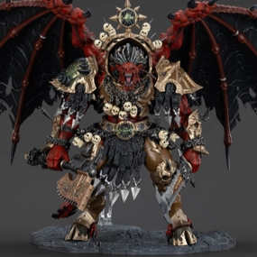 Gift wrapping WARHAMMER World Eaters Angron Daemon Primarch of Khorne