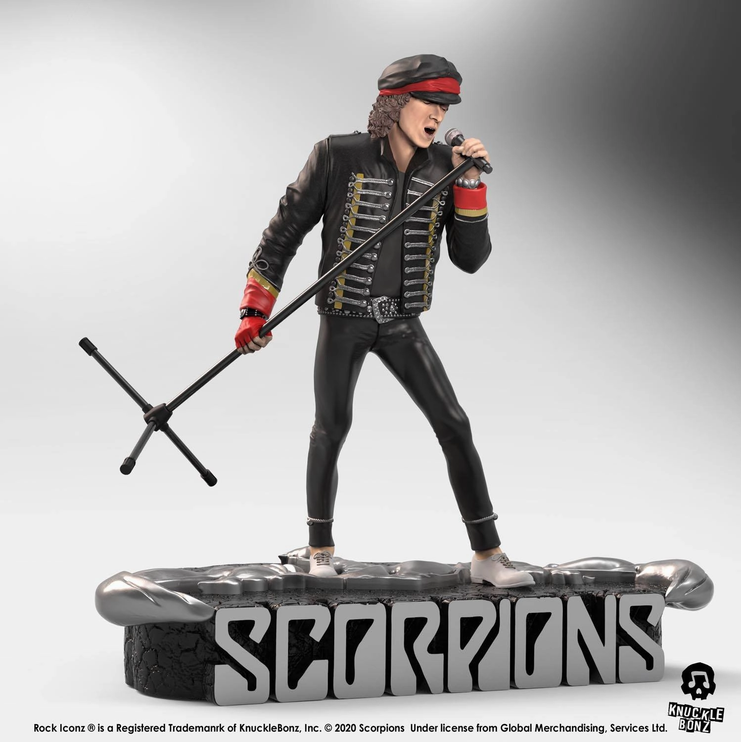 Knucklebonz Scorpions Rock Iconz Klaus Meine Statue Preservation Tool Literary Figure