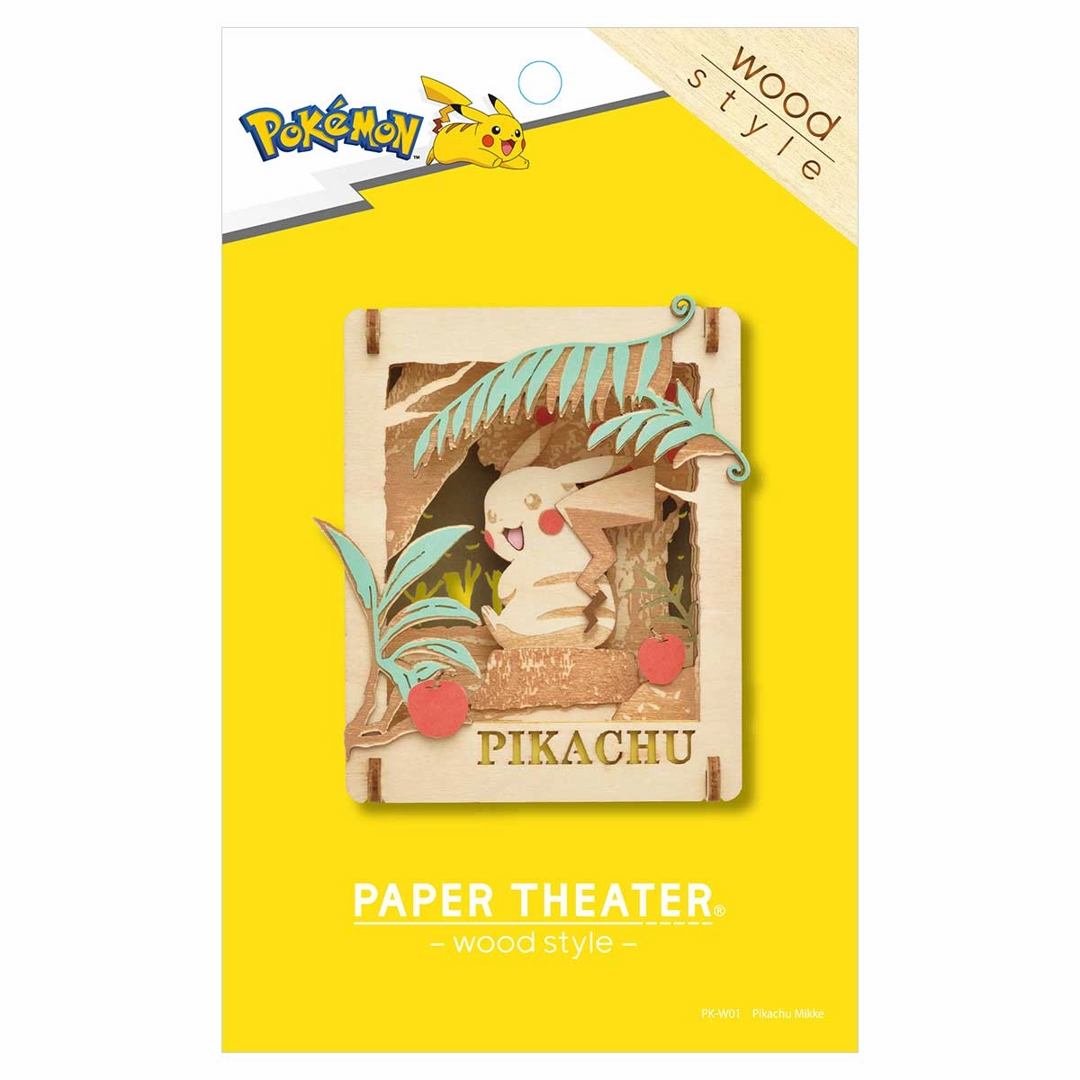 PVC Hobby Woodstyle Pokemon Pikachu Found "Pokemon" Paper Theater (PK-W01)
