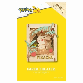 PVC Hobby Woodstyle Pokemon Pikachu Found "Pokemon" Paper Theater (PK-W01)
