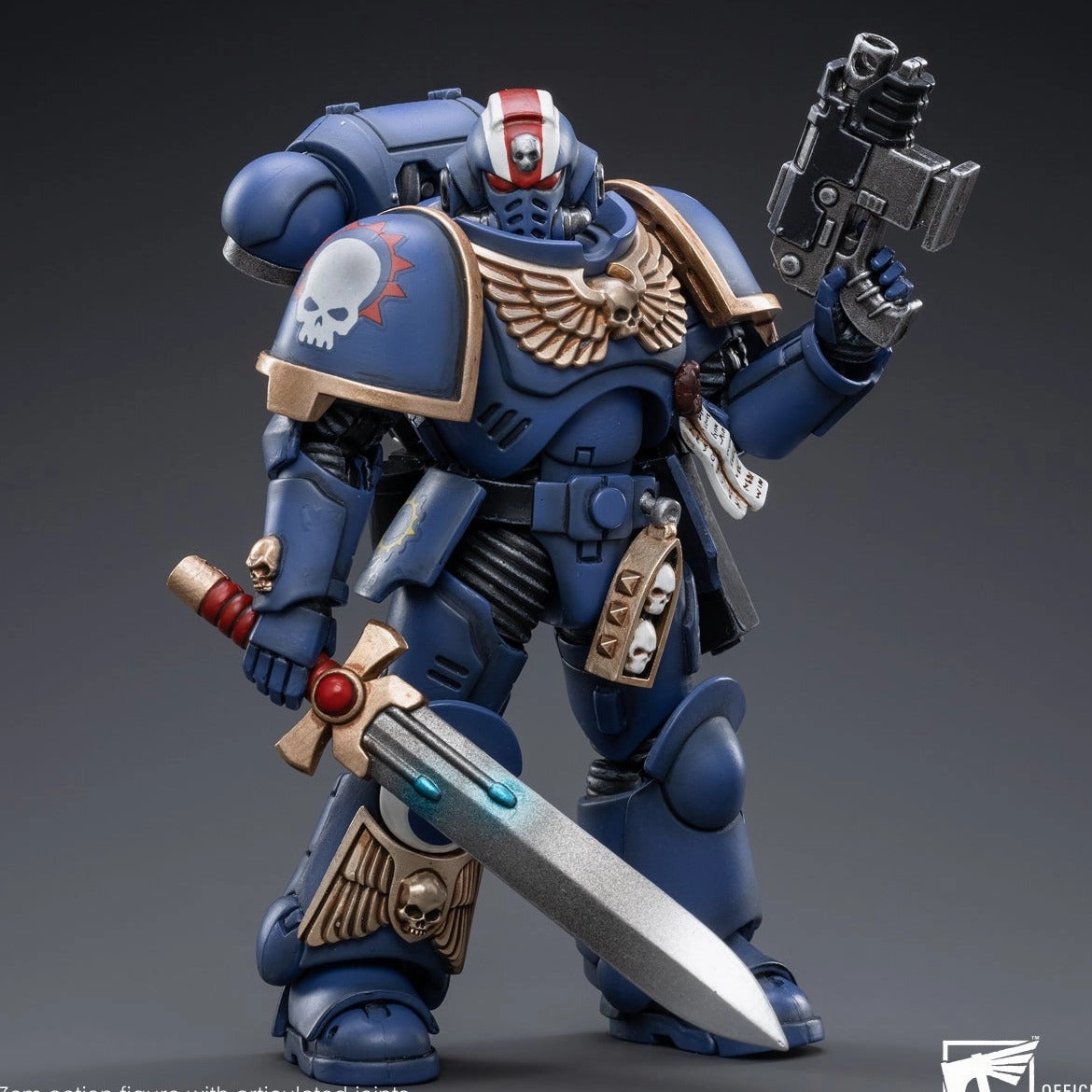 WARHAMMER 40K Ultramarines Primaris Lieutenant Erastus Global Shipping Beginner Friendly